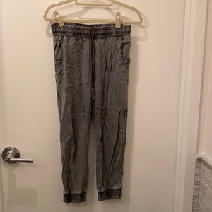 Anthropologie gray joggers. Super comfy and trendy